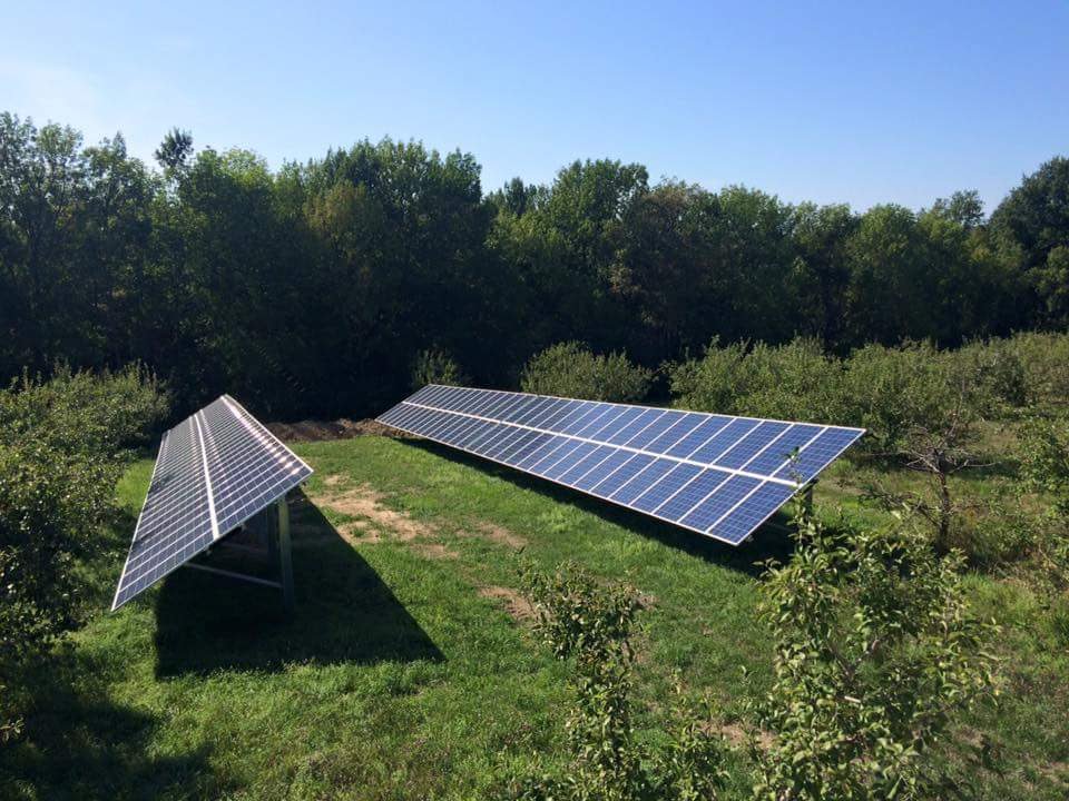 ground mount solar system