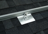 Roof Attachment witih Shingle Flashing Plate
